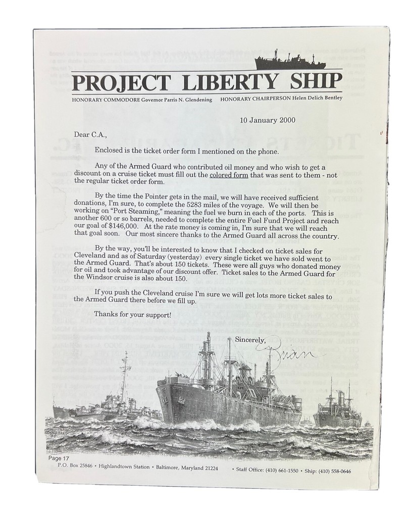 The Pointer US Navy Armed Guard WWII Jan-March 2000 Project Liberty Ship