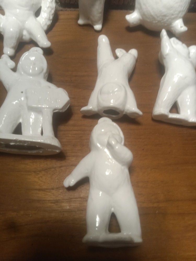 Snowbabies, 7 White, Ceramic