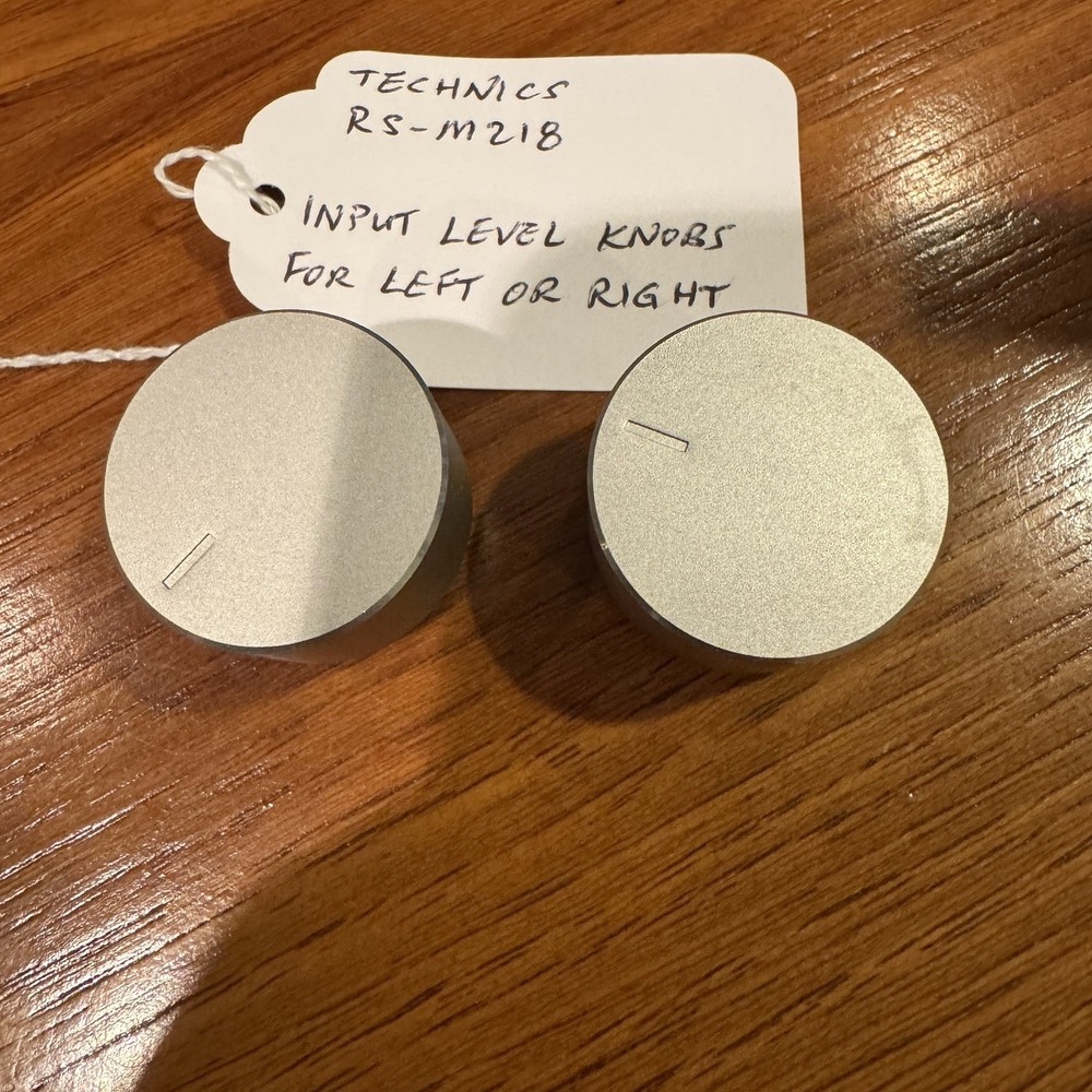TECHNICS RS-M218 INPUT LEVEL KNOBS (PAIR) - EXCELLENT CONDITION