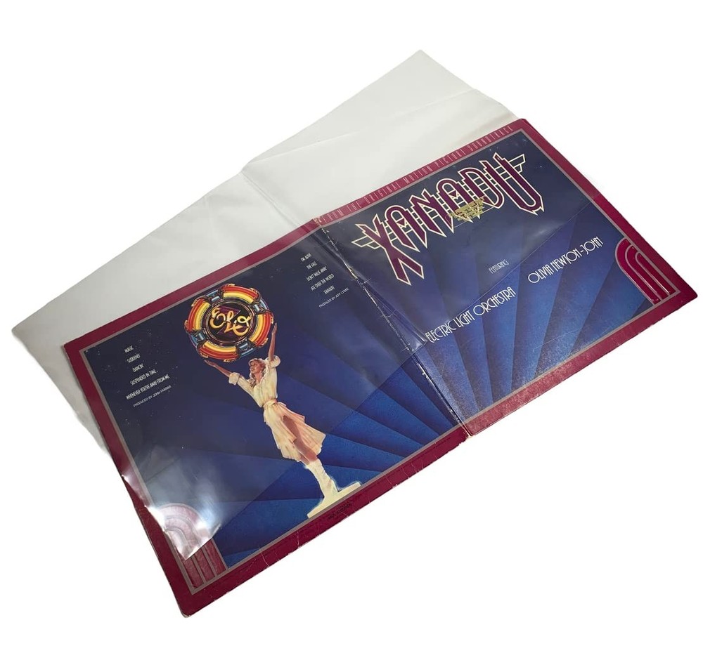 Gatefold Vinyl Records Outer Sleeves – 12 inch Double Sided Protective Clear