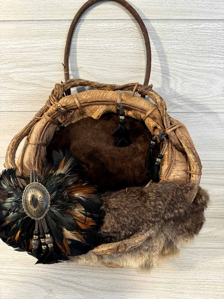 NATIVE AMERICAN SUN SPIRIT BASKET