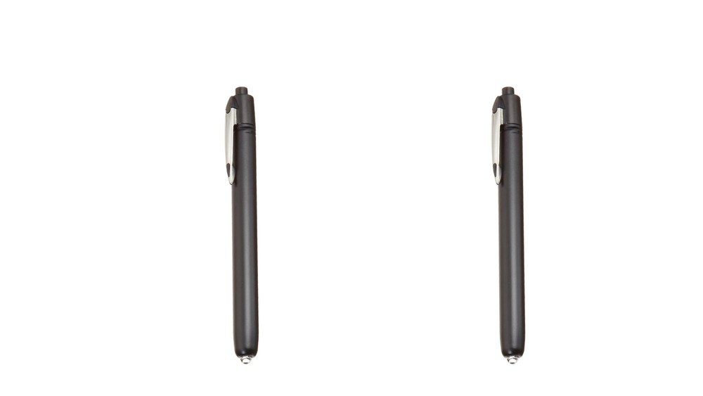 ADC Metalite 352 Reusable Penlight, Black - 2 Pack