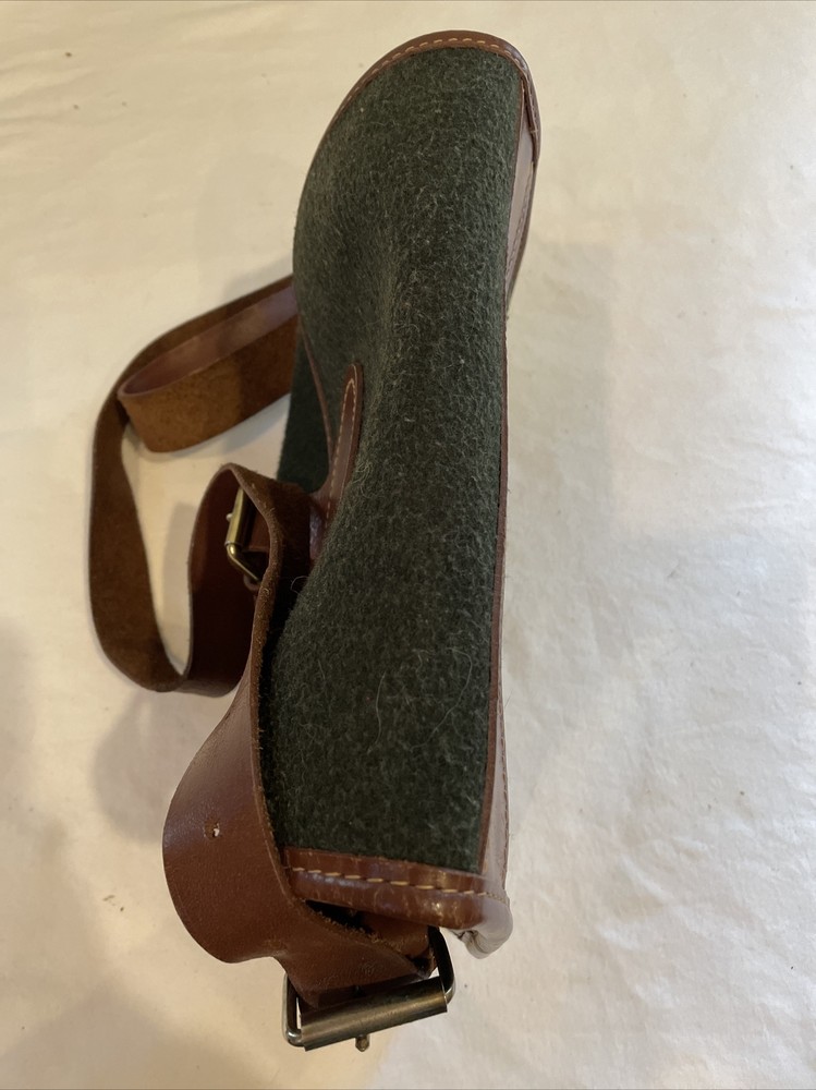 Partridge Shell Bag Helpringham Lincolnshire. Wool And Leather. EUC
