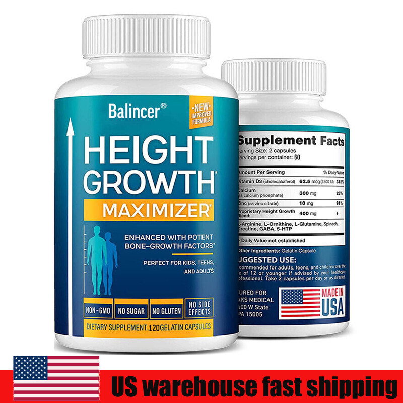 120 Growth-promoting Capsules, height-increasing nutritional supplement