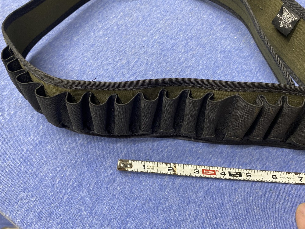Vintage Jatari Canvas Web Shotgun Shell Ammo Belt Sling