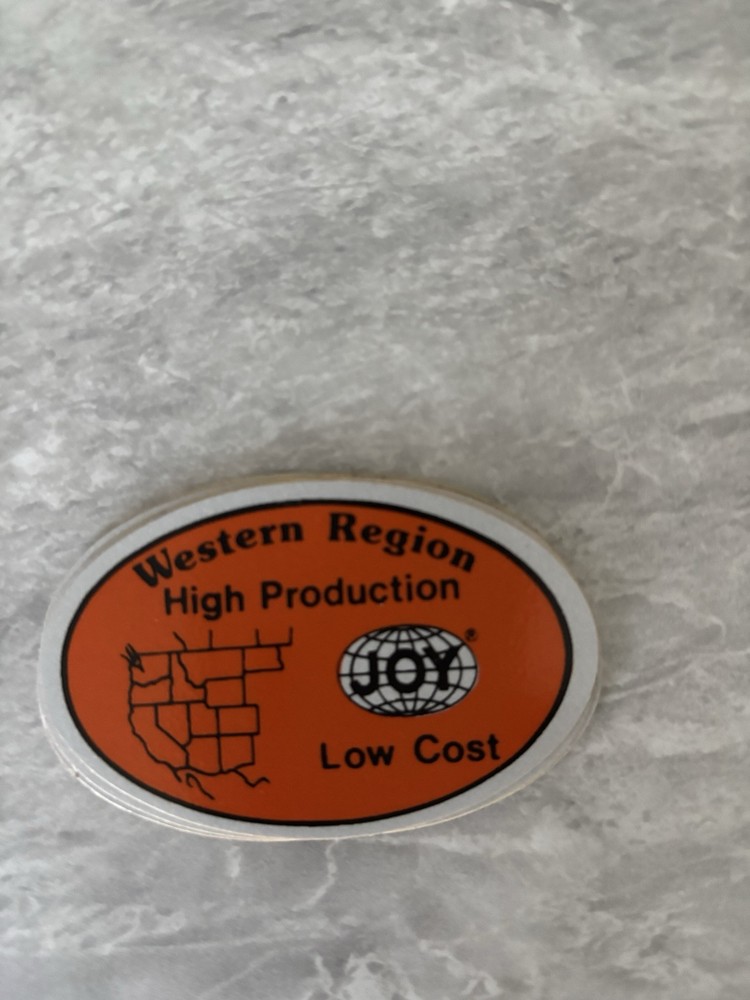 Joy Coal Mining stickers (2025 Listing ). Item 660