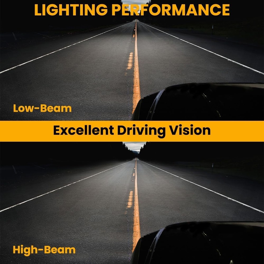 Chrome Housing Clear Lens Projector Headlights Compatible with 2000-2004 Ford...