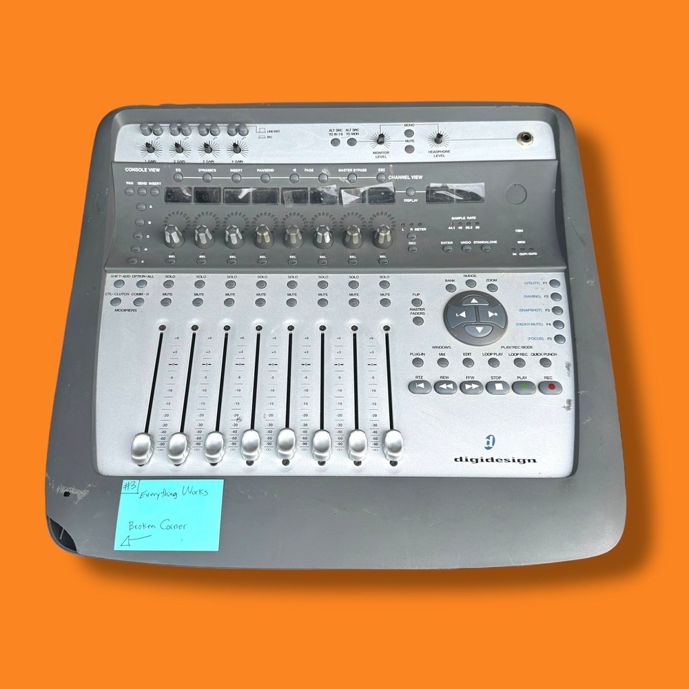Digidesign 002 MX002 Tested in Demo Only Missing Knobs