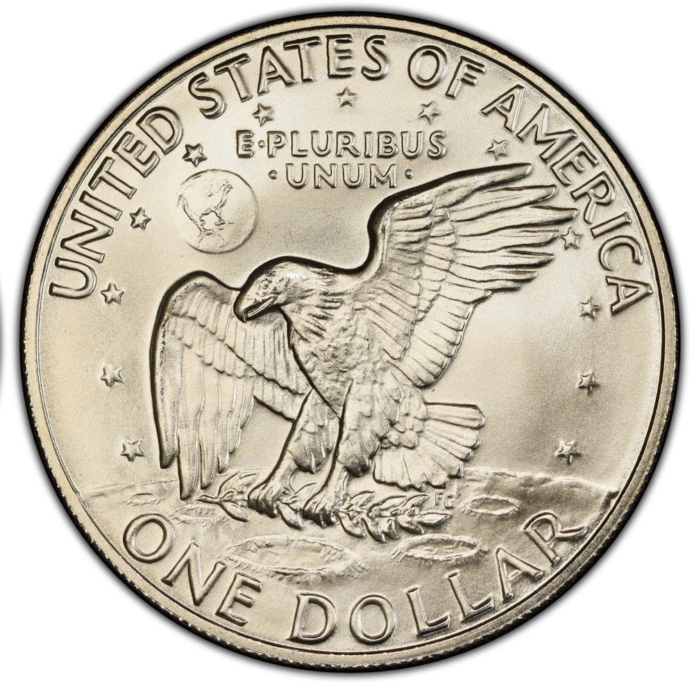 Silver Eisenhower Ike Dollar 1973 S PCGS Graded MS 67 Uncirculated $1 Coin