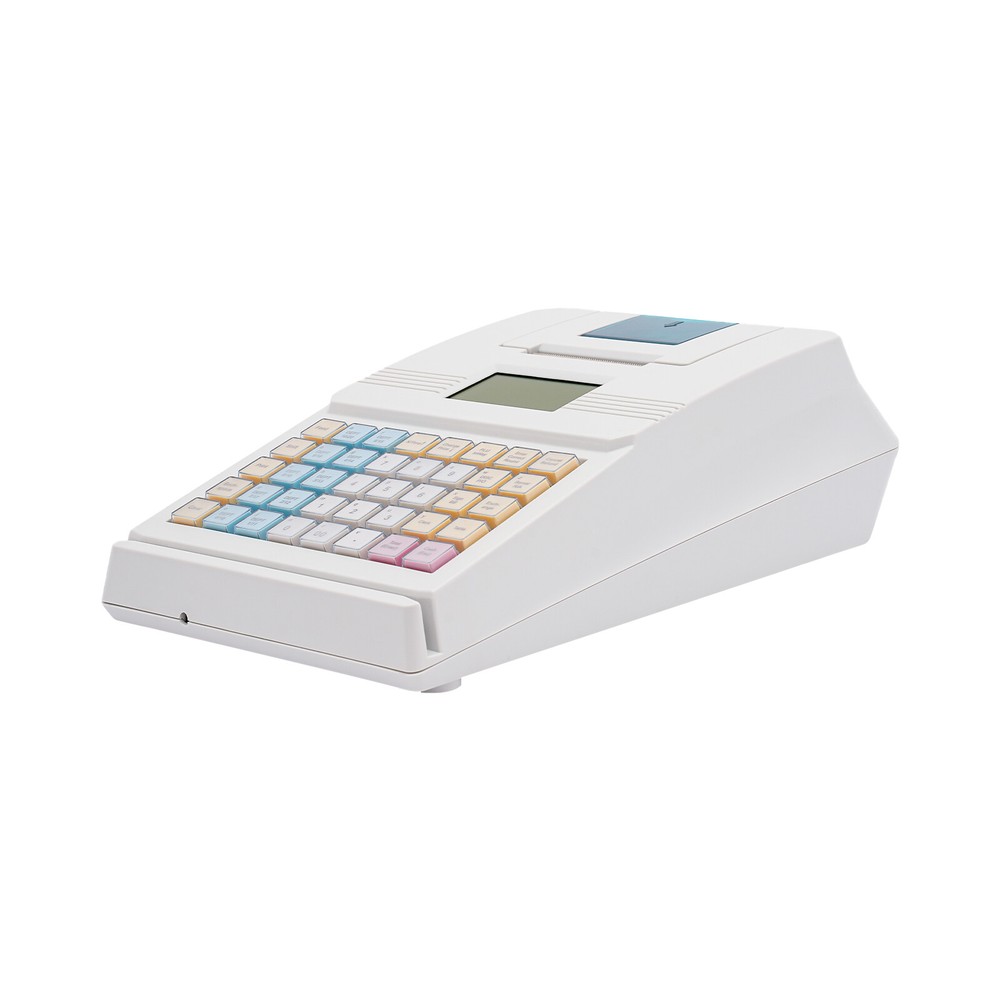 Compact Electronic Cash Register with 40 Keys and Versatile POS Features