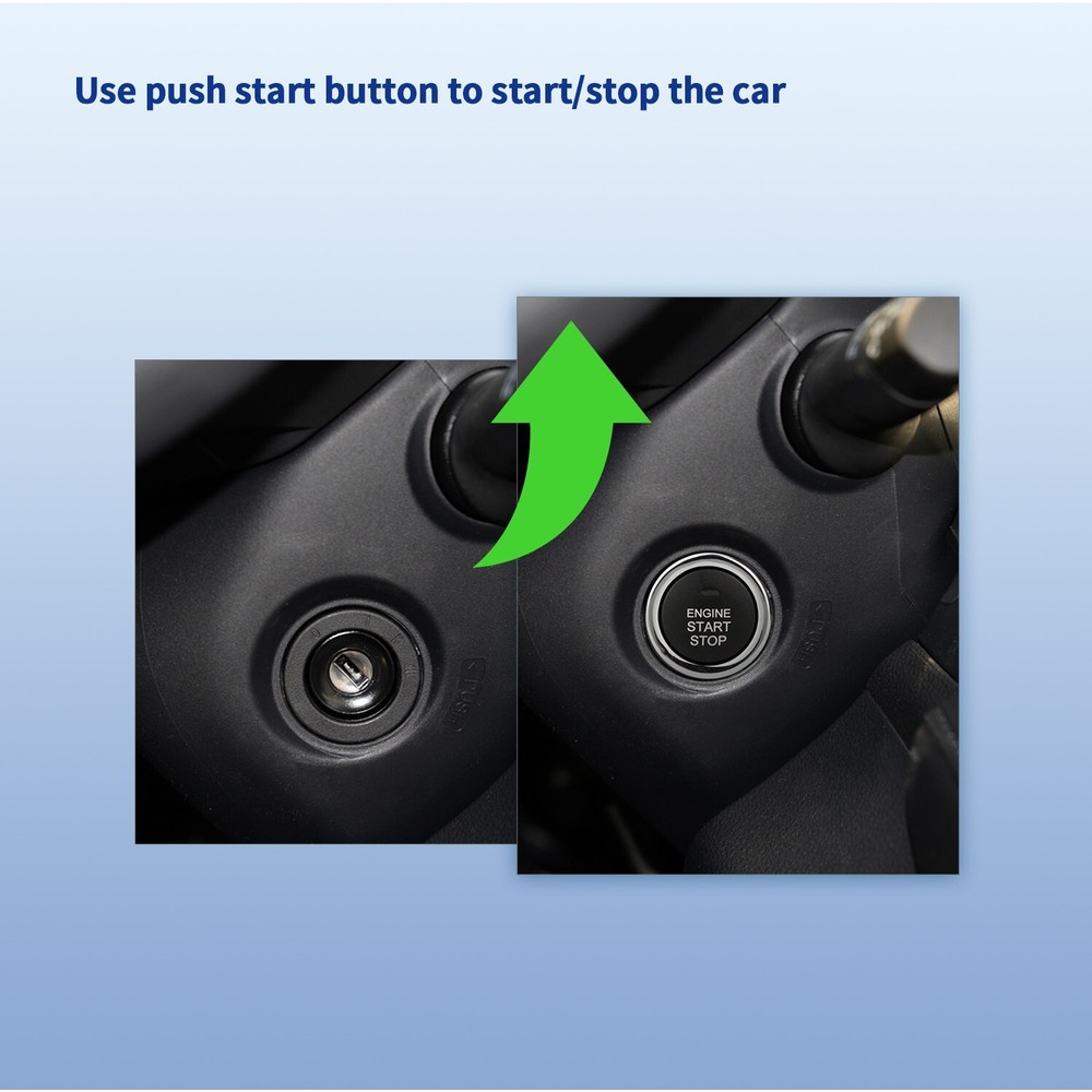 EASYGUARD remote start alarm system PKE keyless entry push button start kit