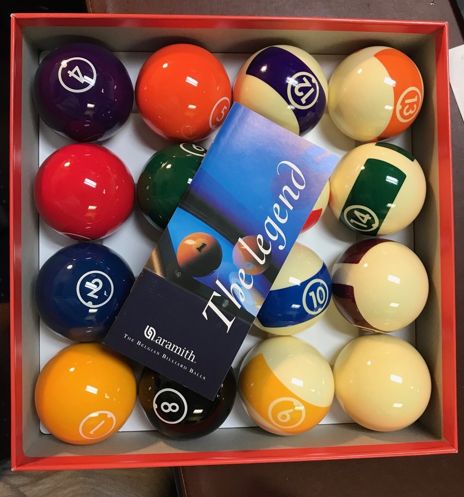 Aramith Continental Billiard Pool Ball set 2 1/4"