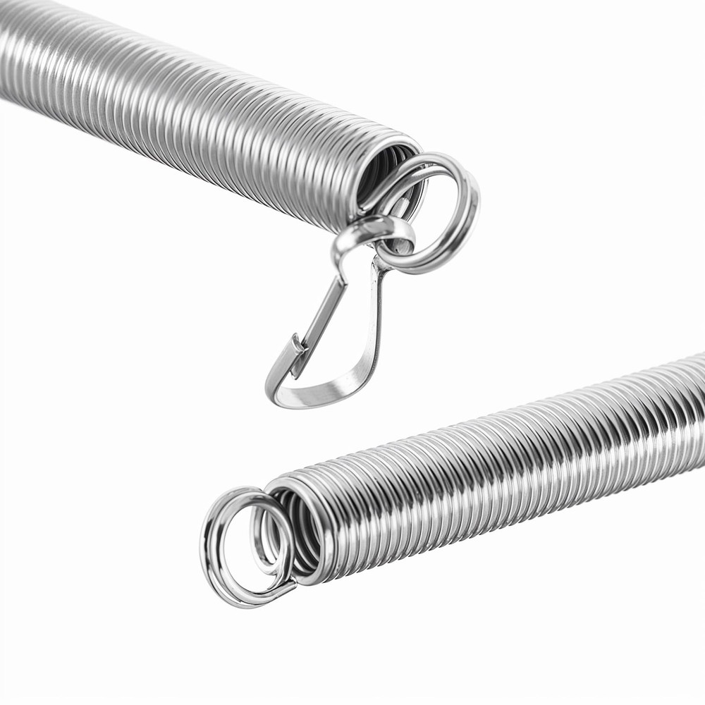 2PCS Screen Door Spring, 15 Inch Spring for Doors Universal Silver