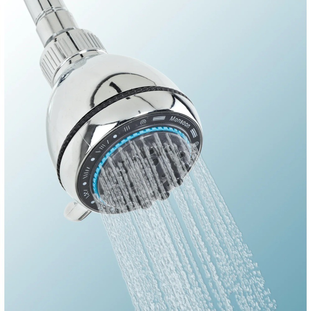 Deluxe 8 Function High Pressure Shower Head with Multiple Spray Modes
