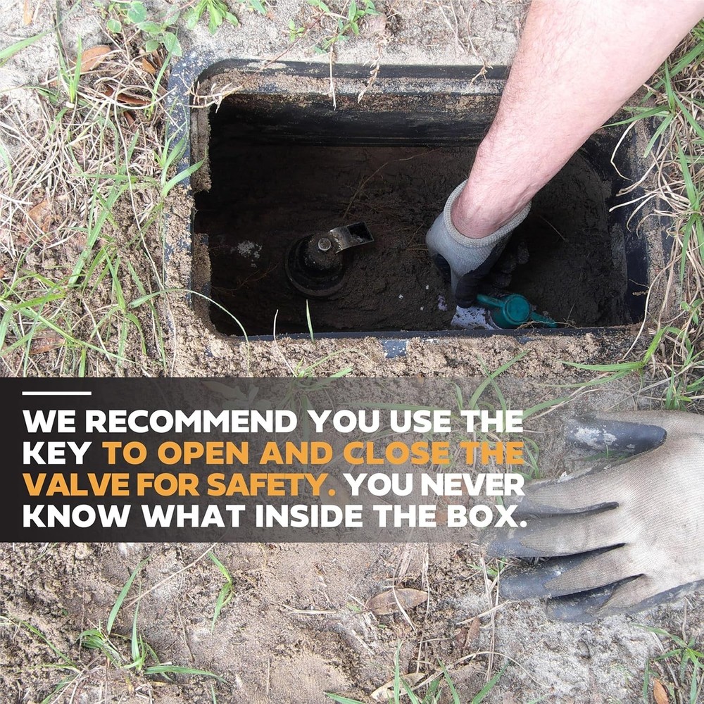 48-Inch Water Meter Key with T-Handle