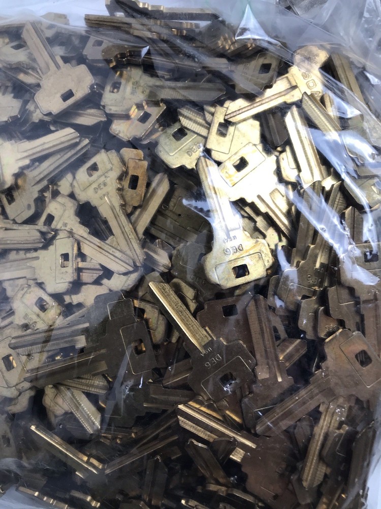 24 1/2 lb Blank Key Lot