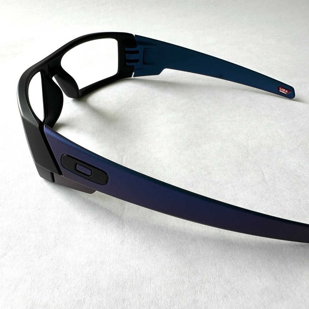 Oakley Gascan Matte Black Blue Ear Stems Replacement Frame Only Authentic OO9014