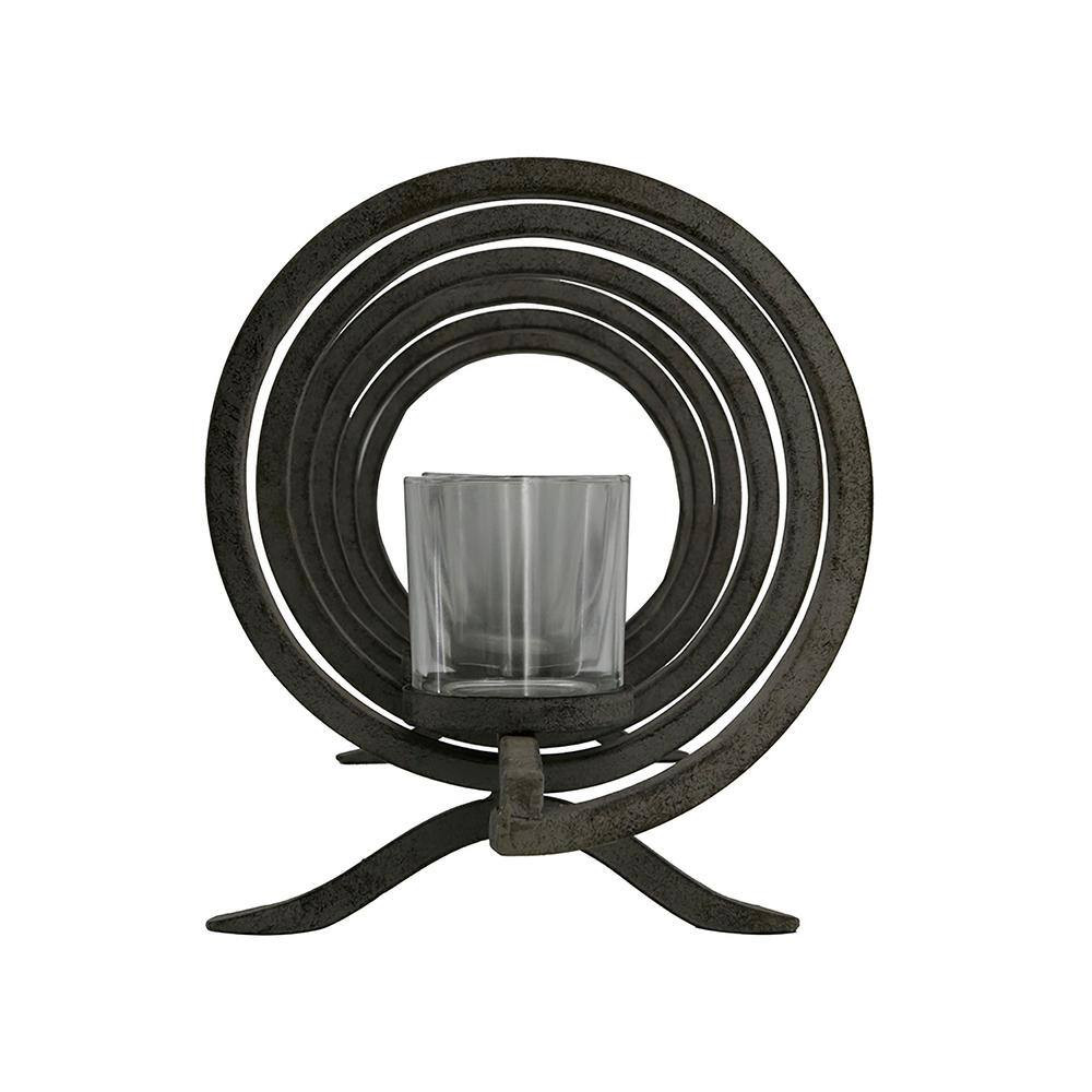 Gray Metal Candelabra (5-Pack)