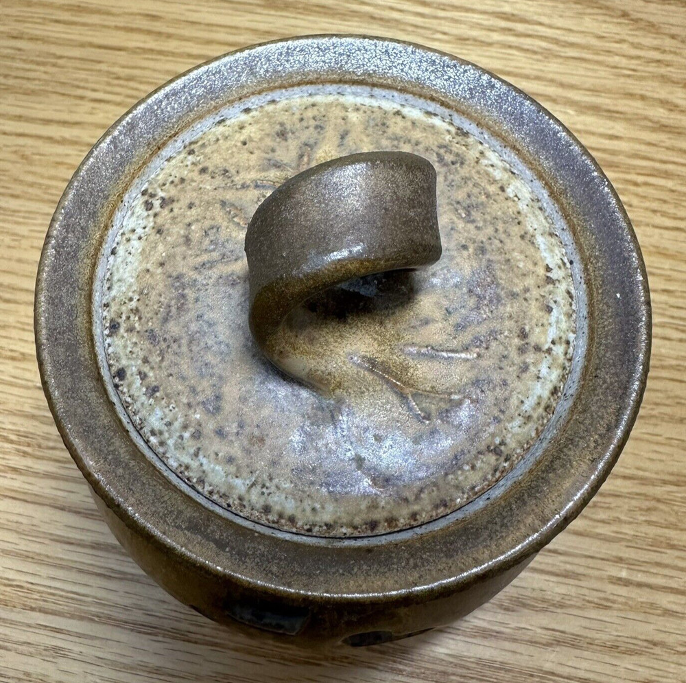 Affinity Studio Art Pottery Potpourri Candle Holder w/Lid - Ceramic Stoneware