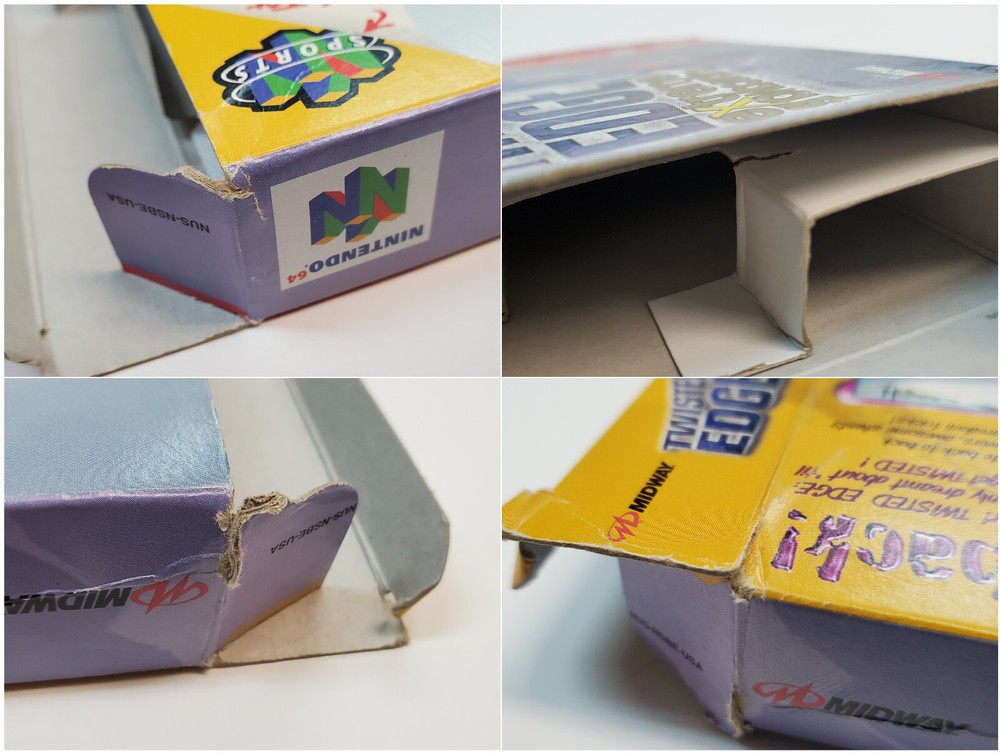 Twisted Edge Original Authentic N64 Nintendo 64 Box & Manual Only ***