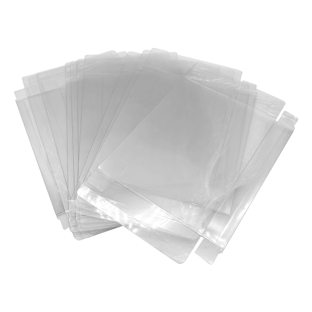 10x Clear Plastic Protective Box Protector Sleeve For Atari 2600/5200 Game Boxes
