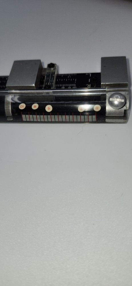 Vintage Gerber Variable Scale TP007100B Engineering Slide Rule & Leather Case