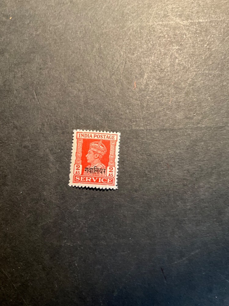 Stamps Indian States Gwalior Scott #059 never hinged