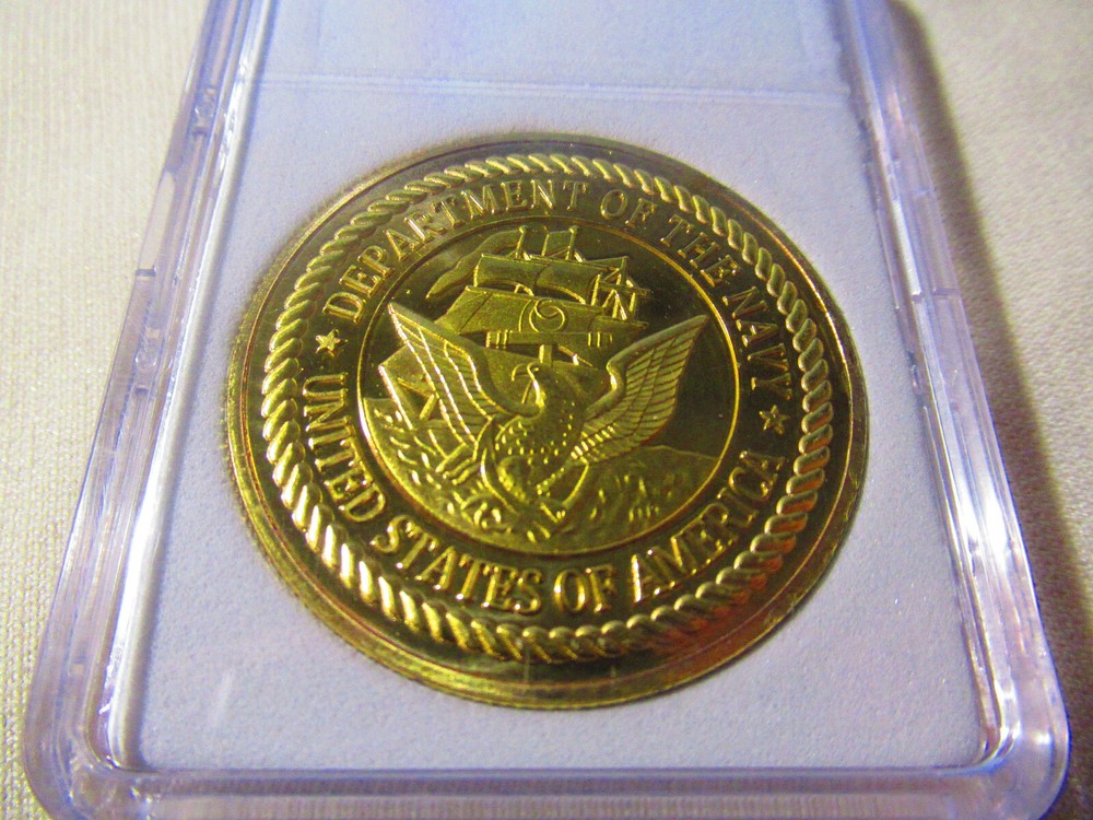 US NAVY - USS TEXAS / BB-35 Challenge Coin