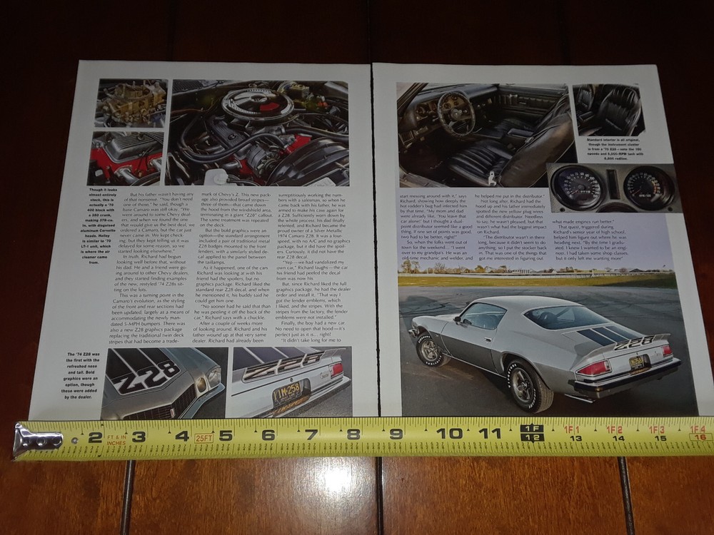 1974 CAMARO Z28 ORIGINAL 2017 ARTICLE