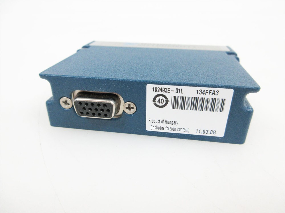 NATIONAL INSTRUMENTS NI 9203 cDAQ ANALOG CURRENT INPUT MODULE 192493E-01L
