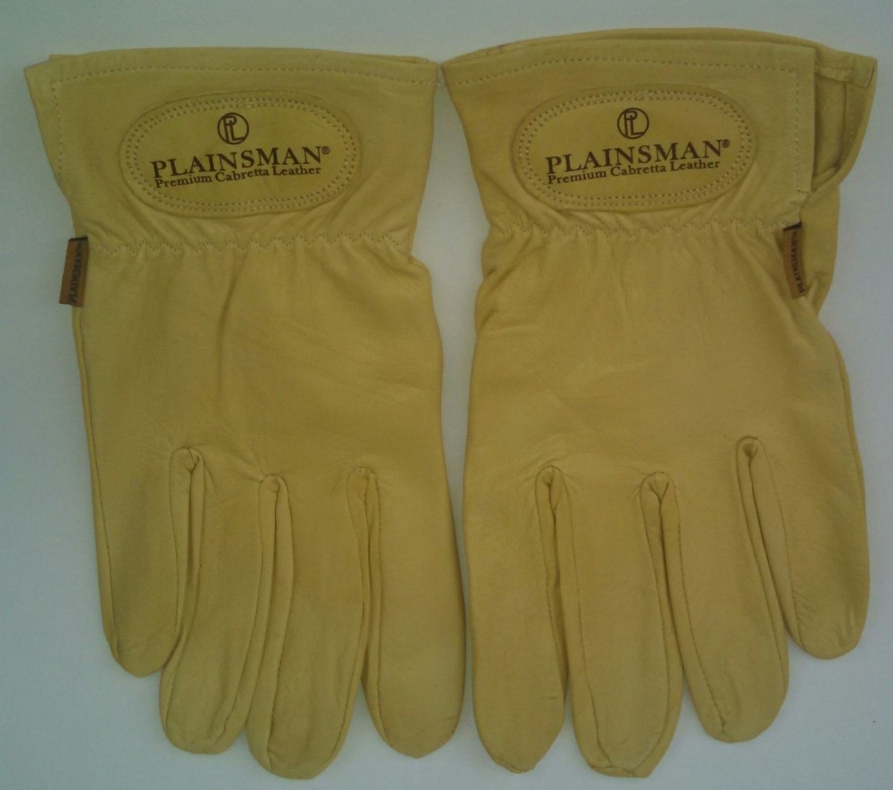 12 Pair Bundle PLAINSMAN Premium Cabretta Goatskin Leather Gloves Size SMALL
