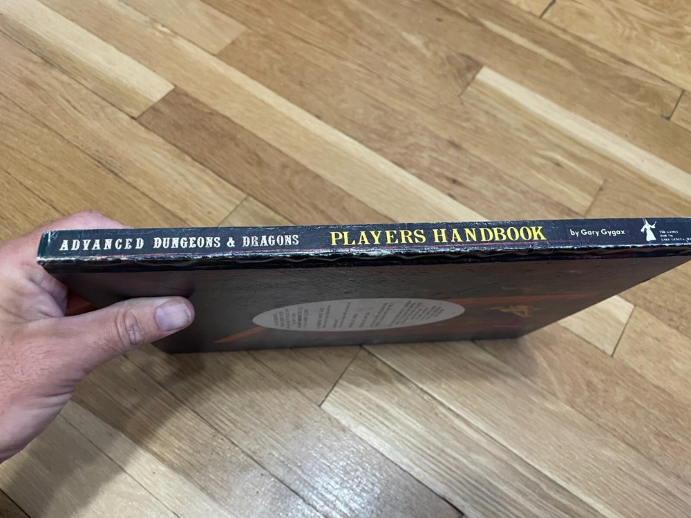 Advanced Dungeons & Dragons 1e Players Handbook HC TSR 3rd Printing