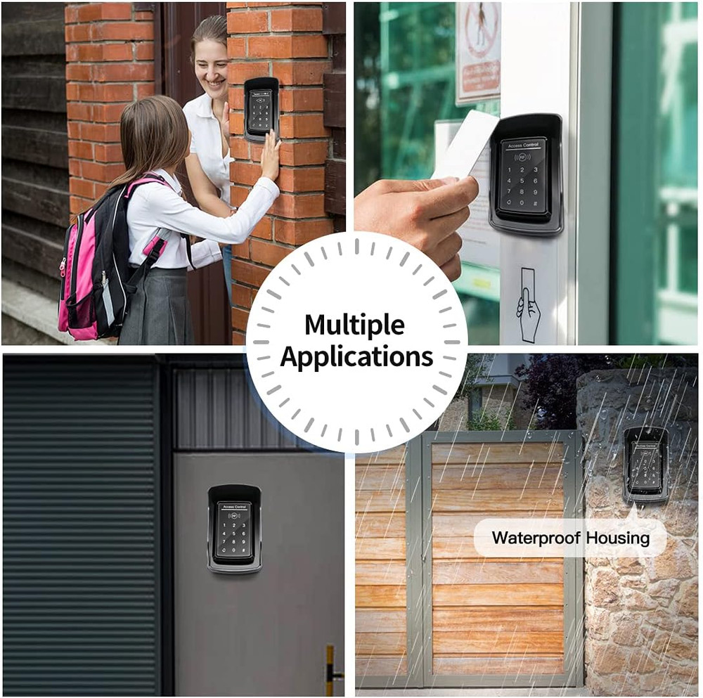 TC175P Touch Panel Wired Keypad, Universal Keyless Entry Keypad DC 12V 24V for t