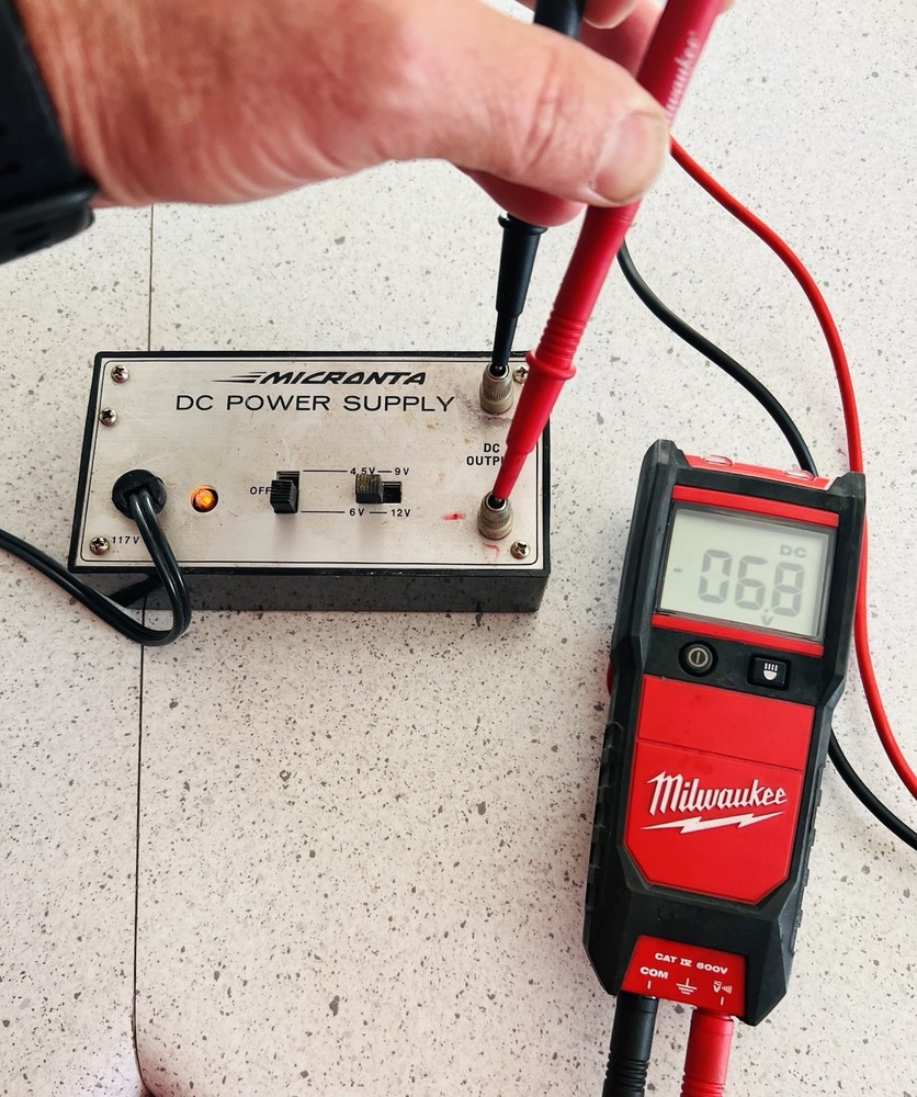 Vintage Micronta Variable DC Power Supply Tested Works