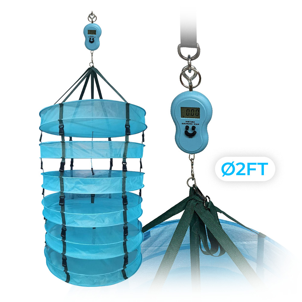 THEPROTECTOR DRYING RACK 2FT 6 INDIVIDUAL LAYERS SCALE INCLUDED AND ASSEMBLED