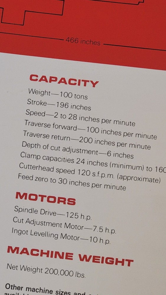 LAPOINTE Mill Type Rotary Mold Planer Machine Sales Brochure