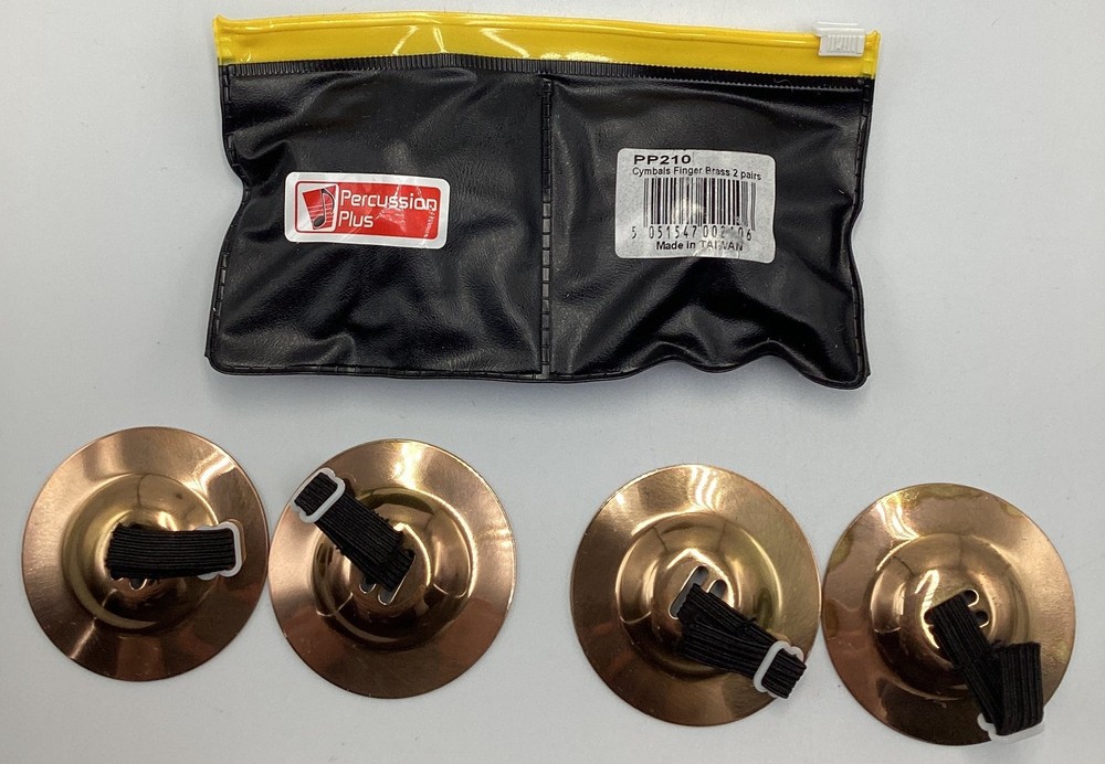 Percussion Plus Finger Cymbals Brass 2 Pairs - #5093