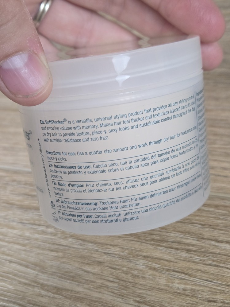 NICK CHAVEZ SOFT FLOCKER Volume, Hold & Memory with Shea Butter