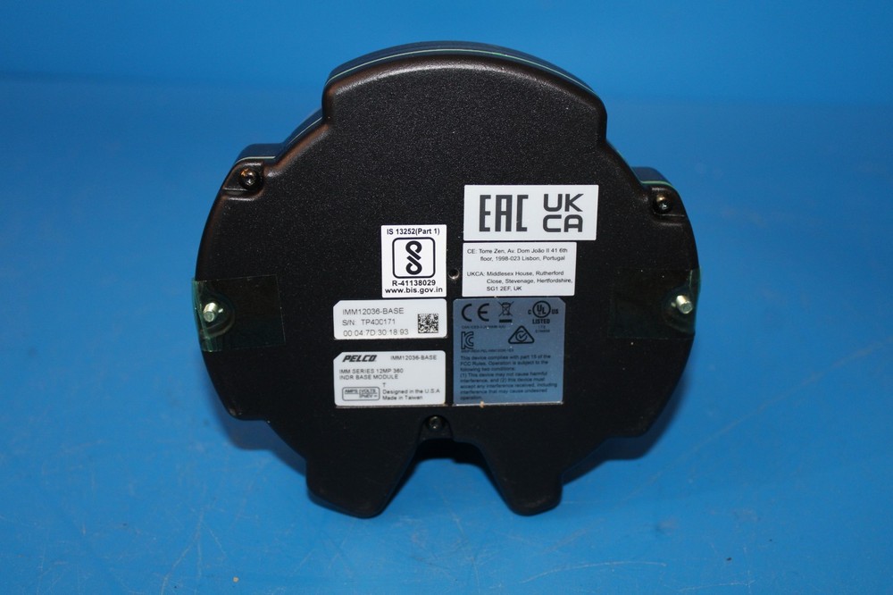 PELCO IMM12036-BASE 12 Megapixel 360" Panoramic Security Camera Base Module