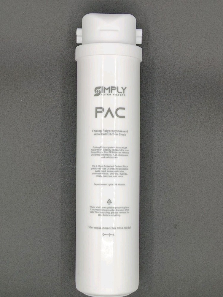 Reverse Osmosis Compatible PAC Filter Replacement Vortopt/GS4  Water Filtration