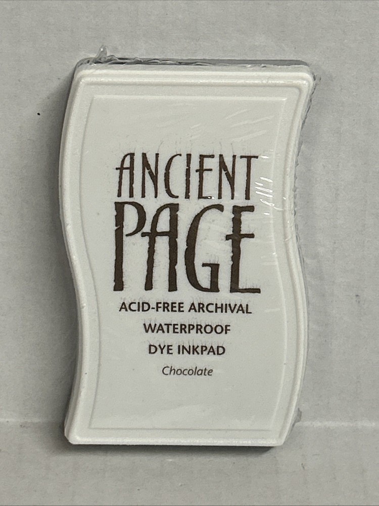 Ancient Page Dye Inkpad Chocolate Waterproof