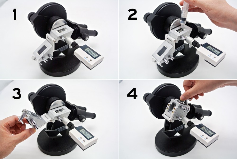 Binocular Abbe Refractometer Temperature Display Brix Digital ABBE Refractometer