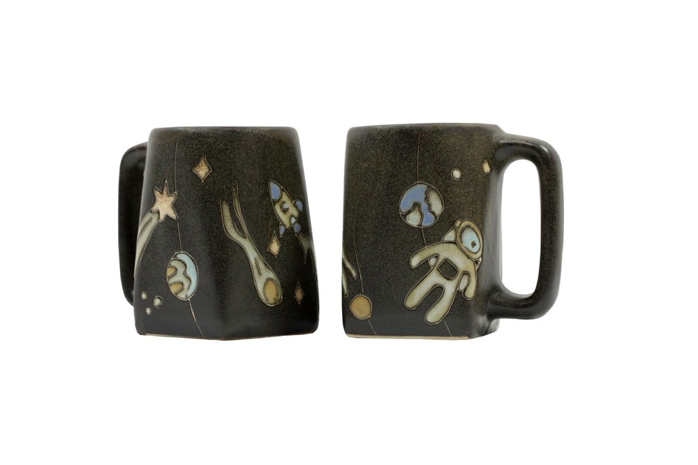Mara Stoneware Mug - Space Walk 12 oz   (611A6)