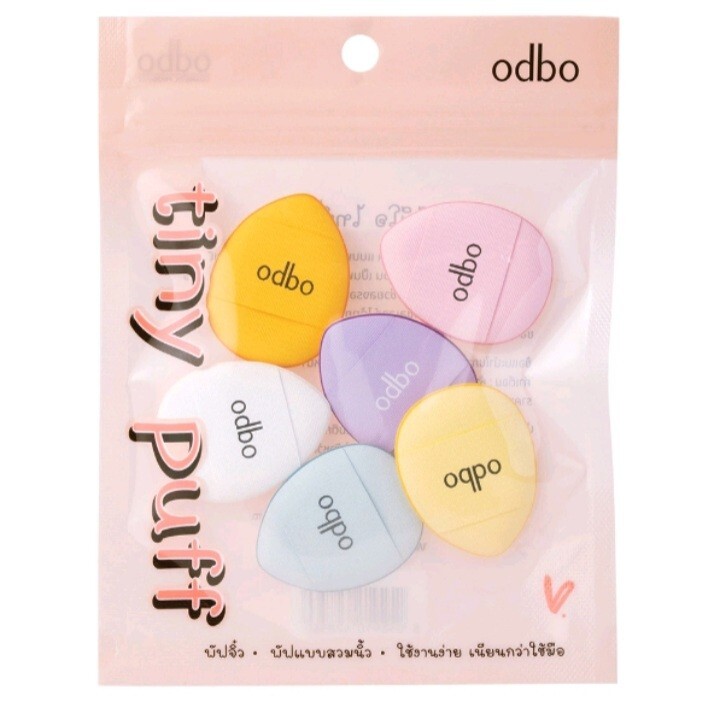6 Pieces Mini Size Finger Puff Set Makeup Sponge Concealer Foundation Blending