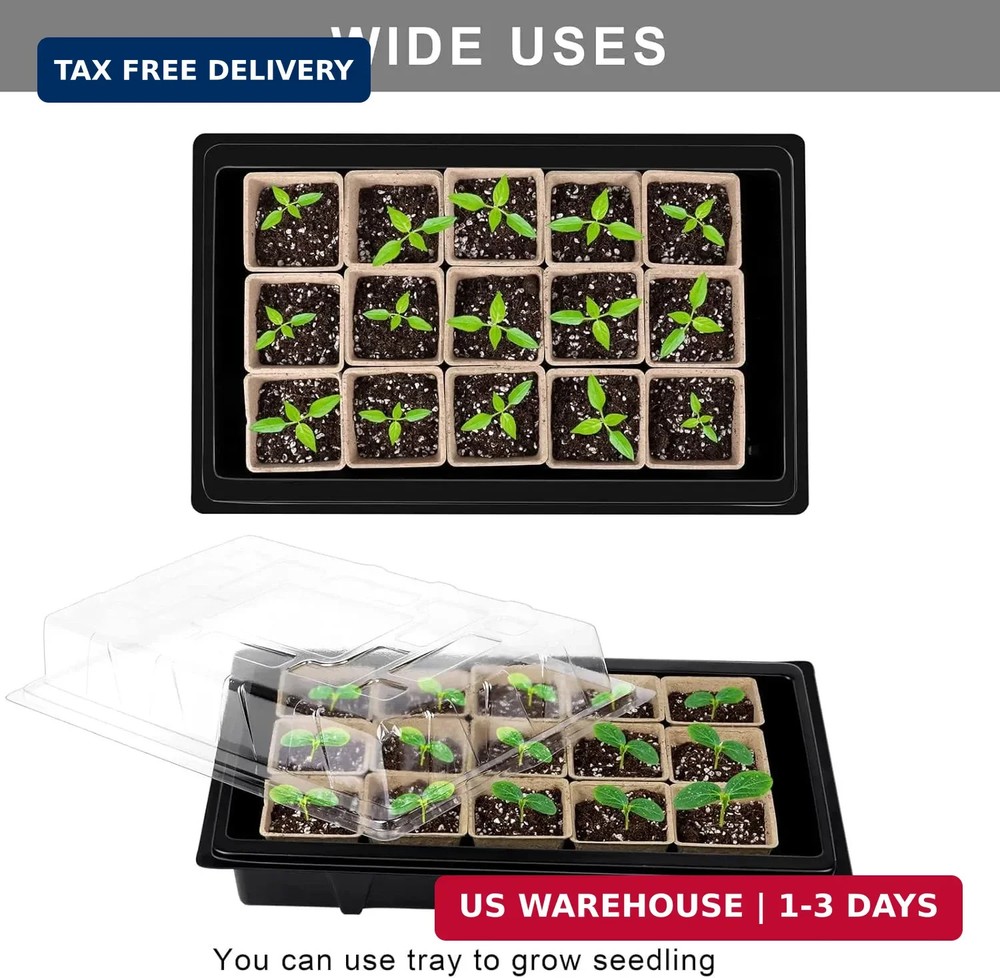 Aodaer 247 Pack Seed Starter Kit Including Peat Pots for Seedlings Seed Starter