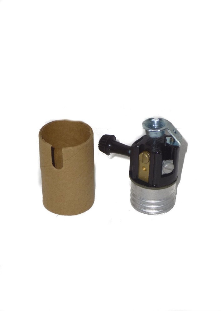 LEVITON 7098 3-WAY LAMP HOLDER LEG BRACKET MOUNT MEDIUM BASE CANDLE LIGHT SOCKET
