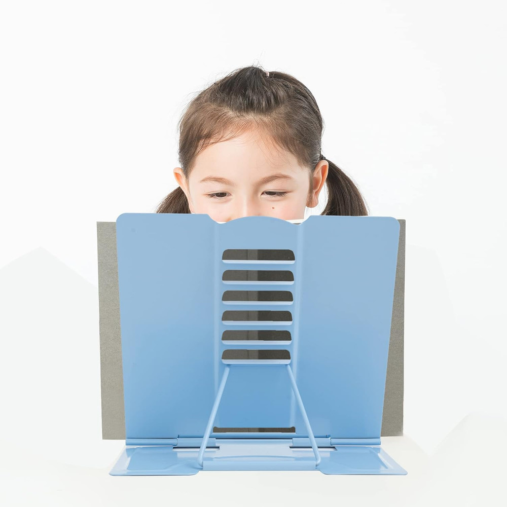Metal Book Stand Adjustable Book Holder for Reading