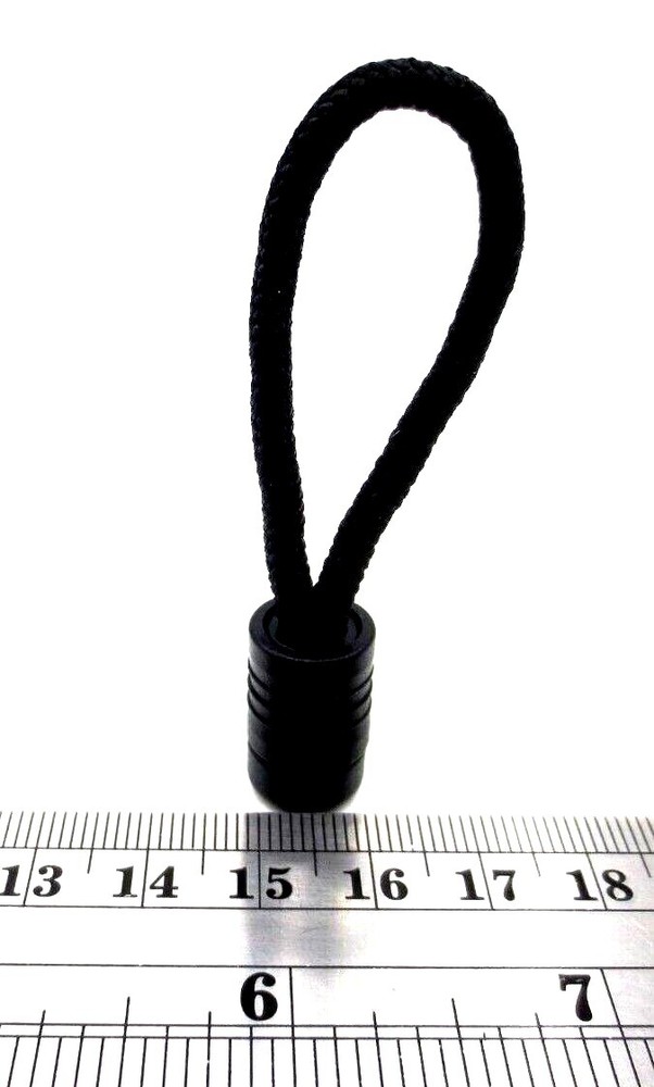 Zipper Pull Helper Zipper Leash Pull Tag Plastic End Cord Tab PREMIUM, 2" Long