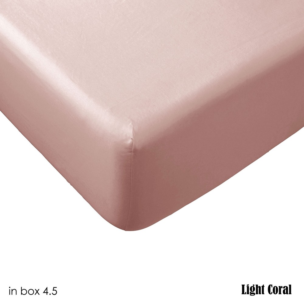 Polyester Cotton Fitted Sheet Single 33cm Wall by Essentially Home Living