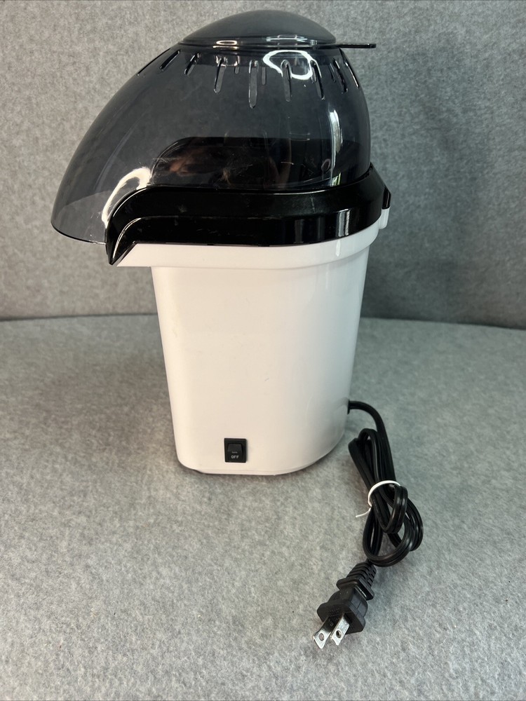 Black & Decker Popcorn Maker Machine B-32B White Tested & Works Well